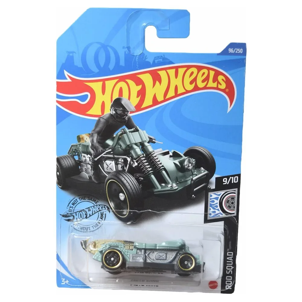2020 Hot Wheels Moto Wing, Rod Squad 9/10 Green 96/250